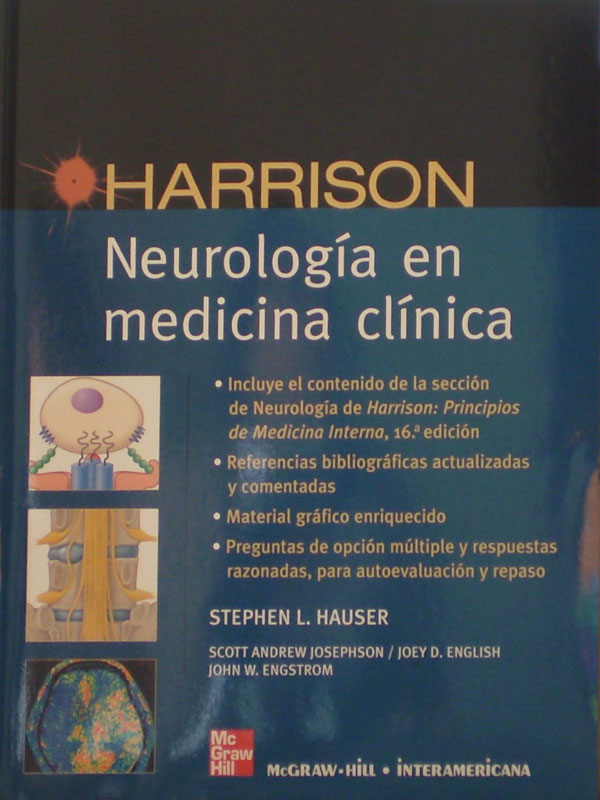 Libro: Harrison Neurologia en Medicina Clinica Autor: Stephen L. Hauser