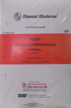 Escala de Preferencias -Personal- KP