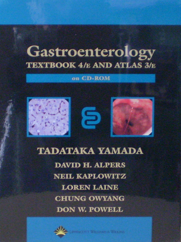 Libro: Gastroenterology Textbook 4th. Ed. and Atlas 3rd. Ed. on CD-ROM Autor: Tadataka Yamada