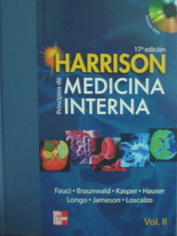 Libro: Harrison Principios de Medicina Interna 2 Vols. 17a. Edicion Autor: Fauci - Braunwald