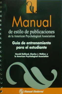 Manual de Estilo de Publicaciones. Una Guia de entrenamiento para el Estudiante