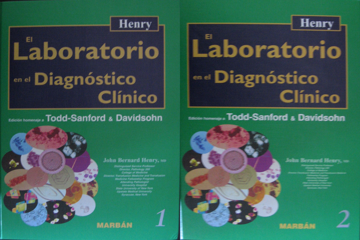 Libro: El Laboratorio en el Diagnostico Clinico Autor: Henry, Tood Sandford