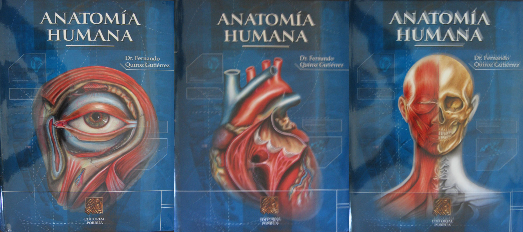 Libro: Anatomia Humana 3 Vols. Autor: Fernando Quiroz Gutierrez
