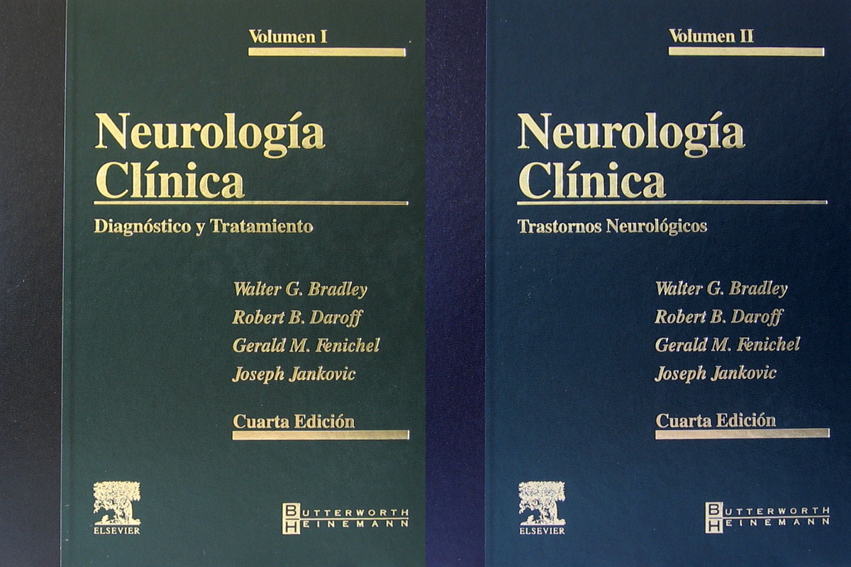 Libro: Neurologia Clinica Diagnostico y Tratamiento, 4a. Edicion. 2 Vols. Autor: Walter G. Bradley, Robert B. Daroff, Gerald M. Fenichel, Joseph Jankovic