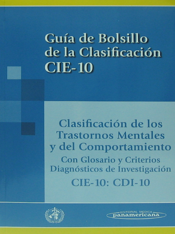 Libro: Guia de Bolsillo de la Clasificacion CIE-10 Autor: CIE-10