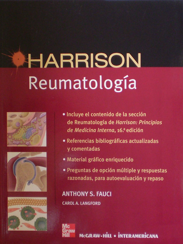 Libro: Harrison Reumatologia Autor: Anthony S. Fauci