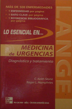 Lo Esencial en Medicina de Urgencias Diagnostico y Tratamiento