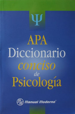 APA, Diccionario Conciso de Psicologia