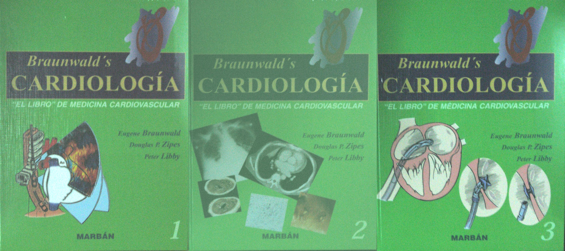 Libro: Tratado de Cardiologia 3 Volumenes 6a. Edicion Autor: Braunwalds / Zippes