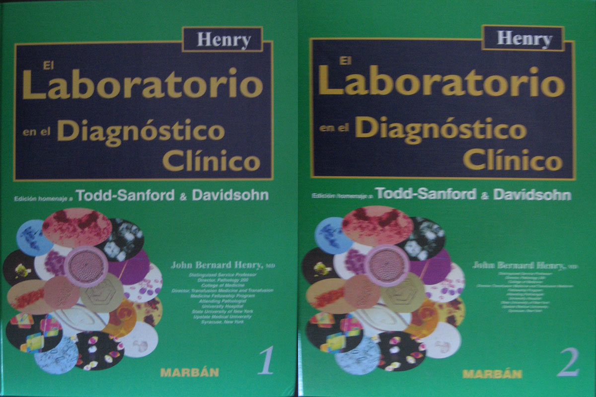 Libro: El Laboratorio en el Diagnostico Clinico Autor: Henry, Tood Sandford
