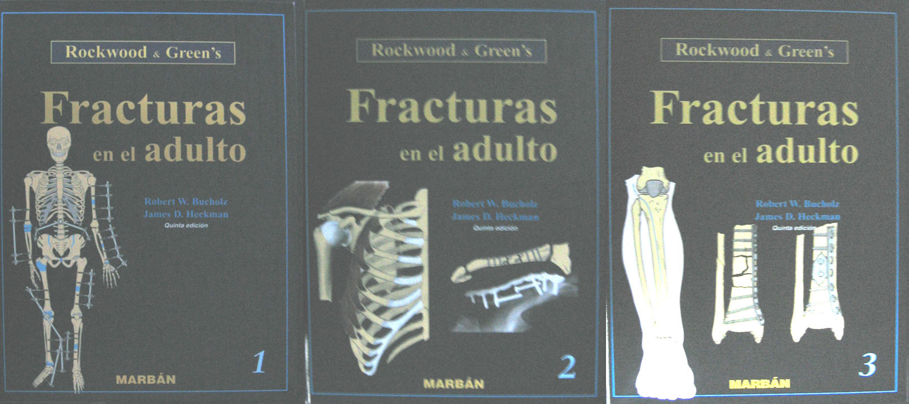 Libro: Fracturas en el Adulto 3 Vols. T.D. Gran Formato Autor: Rockwood