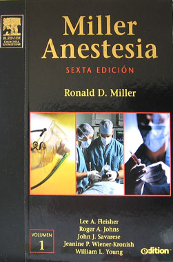 Miller Anestesia, 6a. Edicion. 2 Vols. CD-ROM.