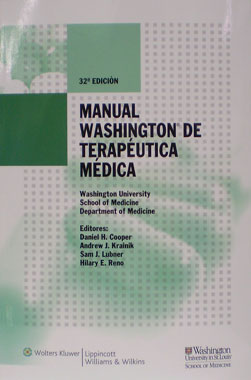 Manual Washington de Terapeutica Medica, 32a. Edicion.